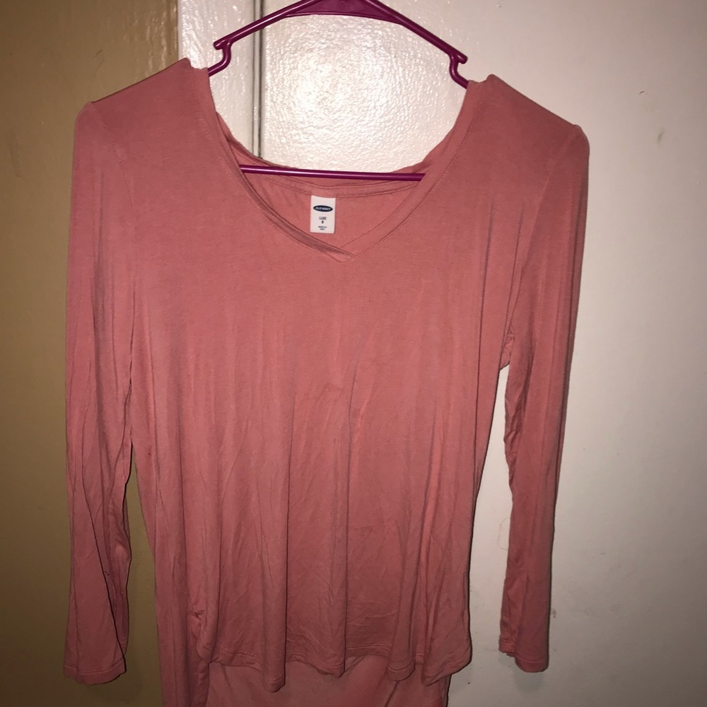 Pink Old Navy longsleeve flowy shirt